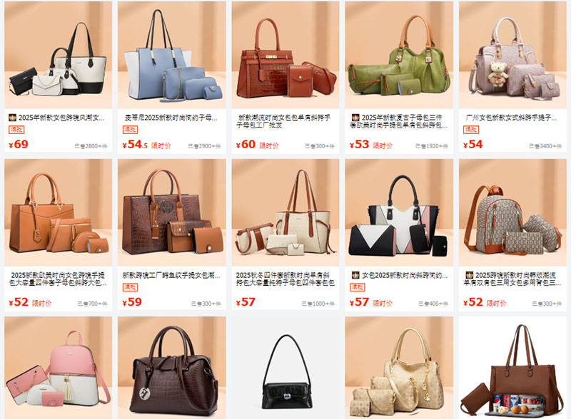 Nguồn hàng sỉ túi xách Trung Quốc uy tín giá rẻ