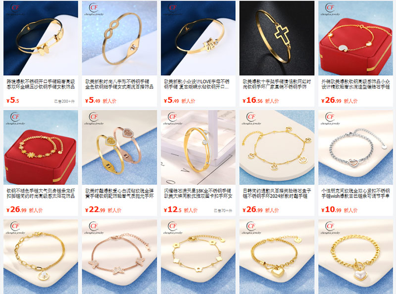 Nguồn hàng sỉ trang sức Trung Quốc uy tín giá rẻ