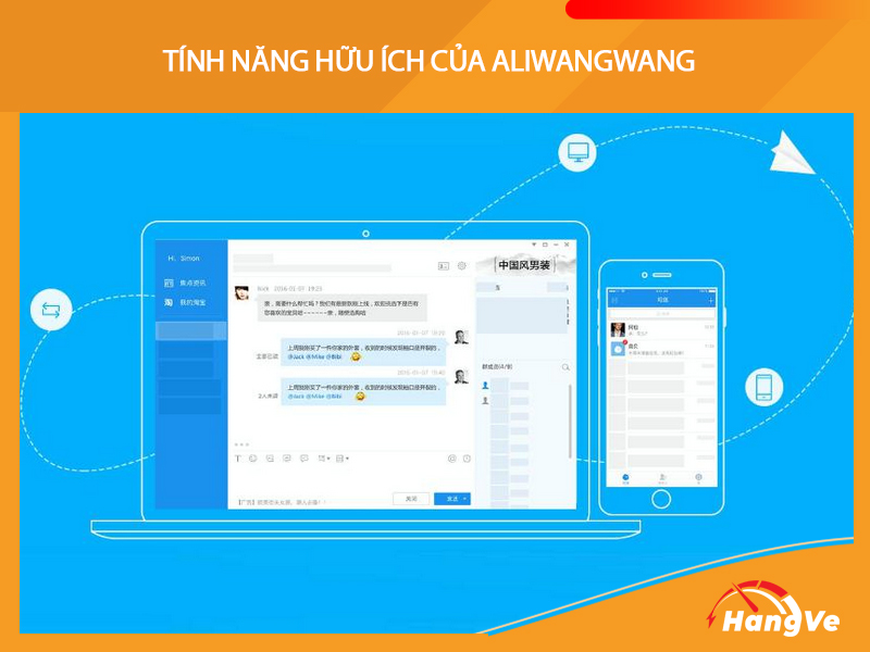 Ứng dụng chat Aliwangwang ưu việt dành cho cả người bán và người mua hàng trên Taobao, 1688…