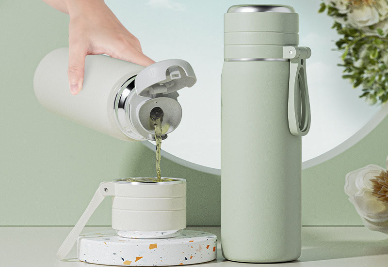 Bình giữ nhiệt Trung Quốc không bị rò nước trong quá trình sử dụng, kể cả khi úp ngược