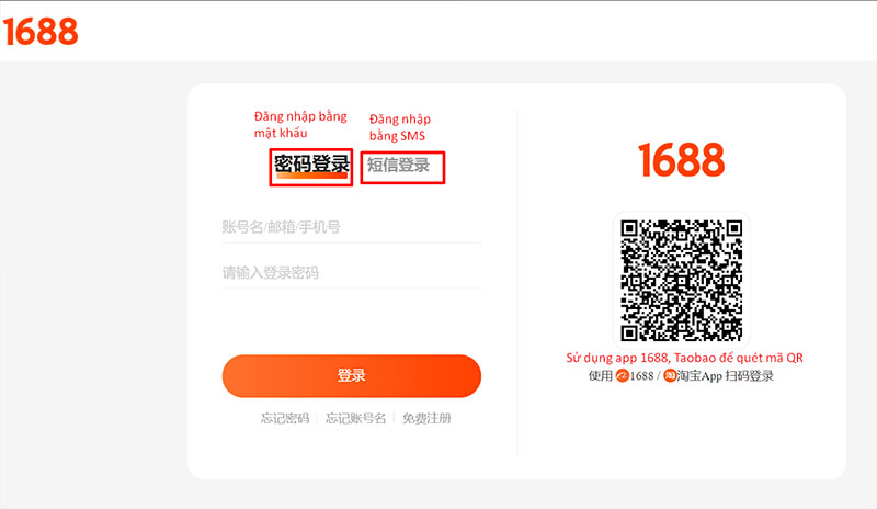 Đăng nhập tài khoản bằng 3 cách