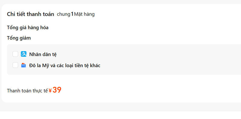 Chọn thẻ thanh toán phù hợp và hoàn tất thanh toán