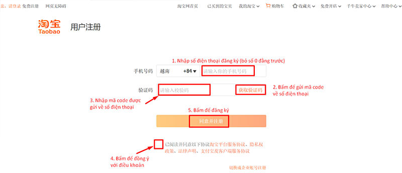 Thực hiện đăng nhập vào tài khoản