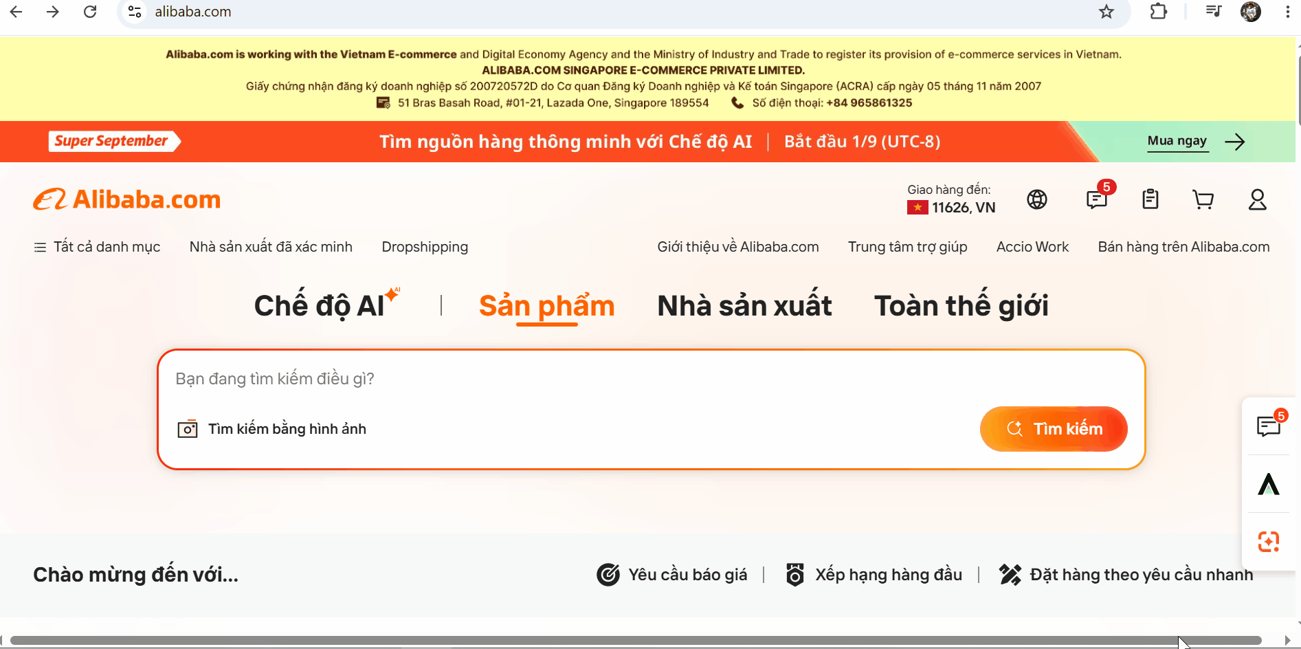 Cách tìm sản phẩm Alibaba qua hình ảnh
