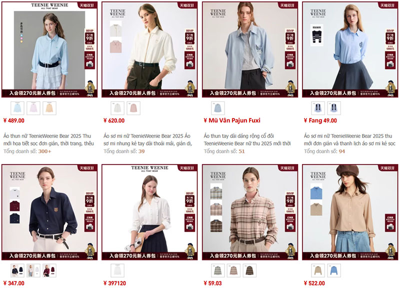 Link shop bán áo sơ mi Quảng Châu