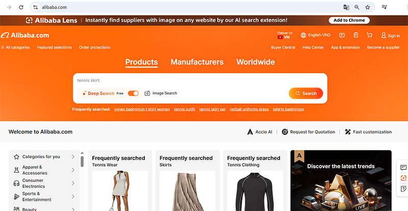 Sàn thương mại điện tử Alibaba.com