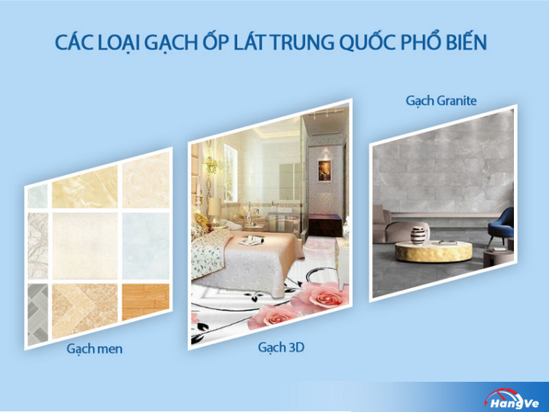 Các loại gạch ốp lát Trung Quốc phổ biến hiện nay