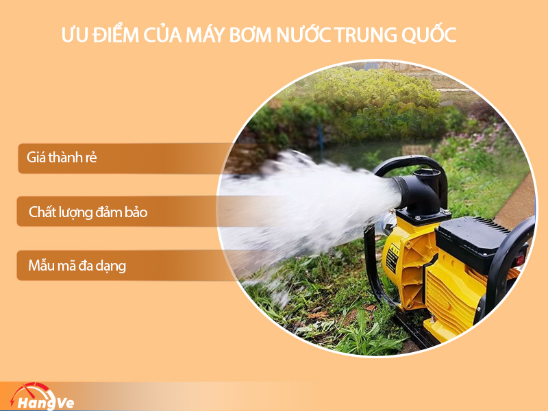 Ưu điểm của máy bơm nước nội địa Trung