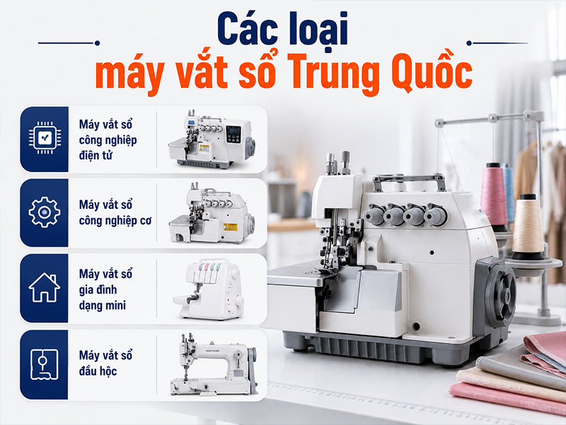 Các loại máy vắt sổ Trung Quốc
