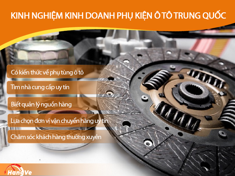 Kinh nghiệm kinh doanh, nhập phụ kiện ô tô Trung Quốc