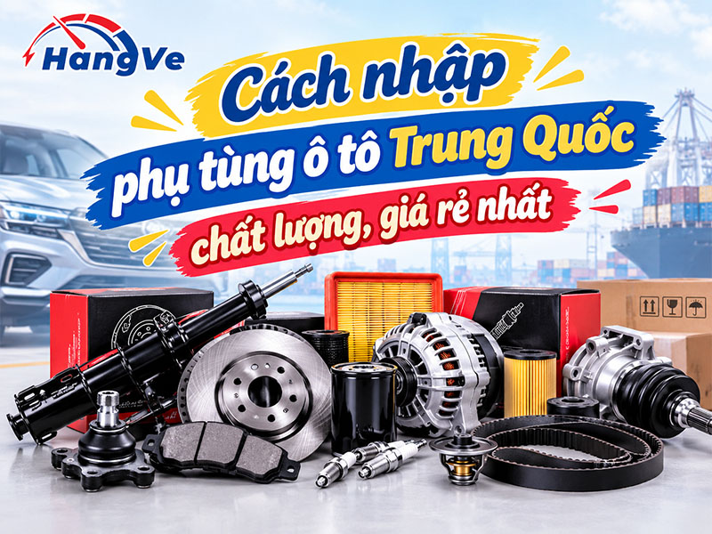  Cách tìm và nhập hàng phụ tùng ô tô ở Trung Quốc chất lượng, có giá rẻ