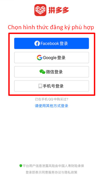 Chọn hình thức đăng ký điện thoại