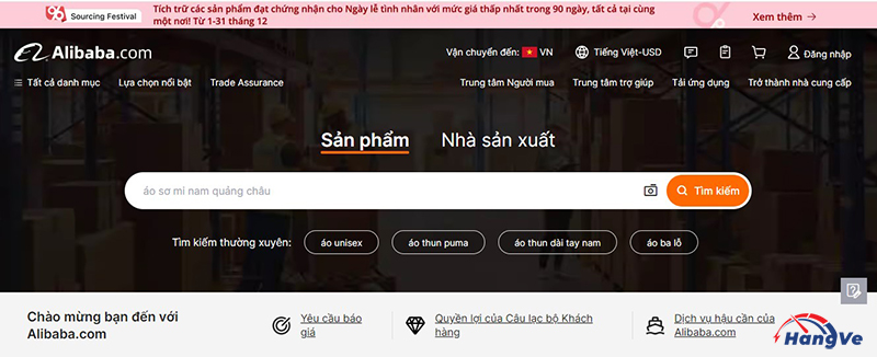 Các trang web order hàng Trung Quốc