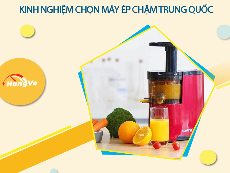 Kinh nghiệm chọn máy ép chậm Trung Quốc phù hợp