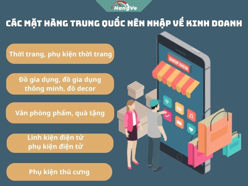Các mặt hàng Trung Quốc nên nhập về kinh doanh