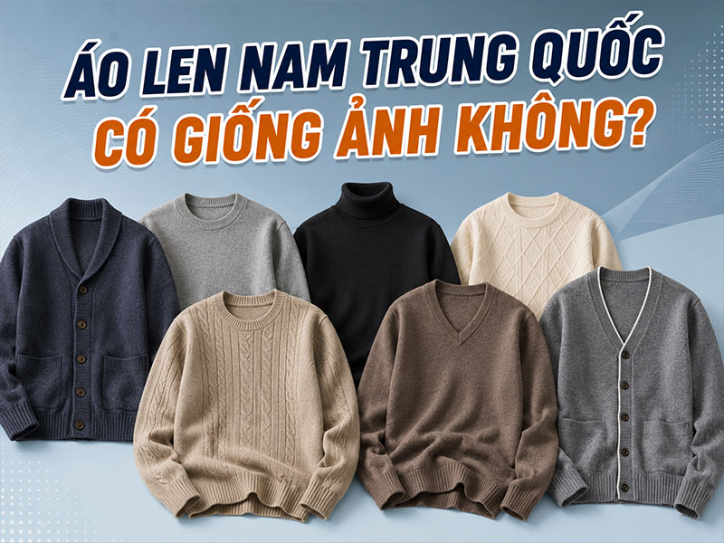 Áo len nam Trung Quốc có giống ảnh không?