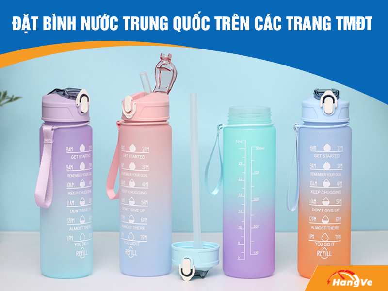 Đặt bình nước Trung Quốc trên các trang TMĐT