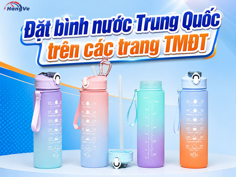 Đặt bình nước Trung Quốc trên các trang TMĐT
