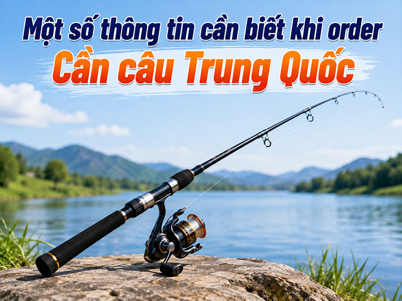 Một số thông tin cần biết khi order cần câu Trung Quốc