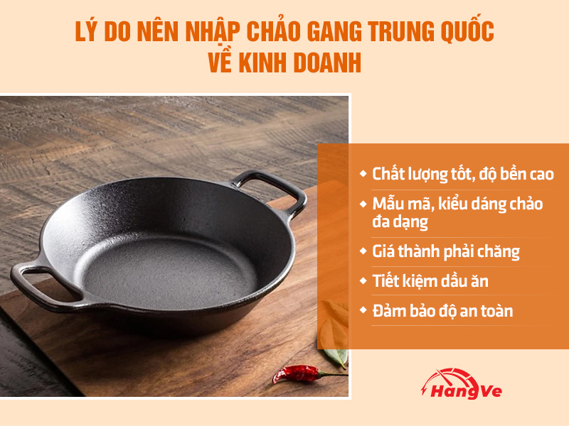 chảo gang Trung Quốc