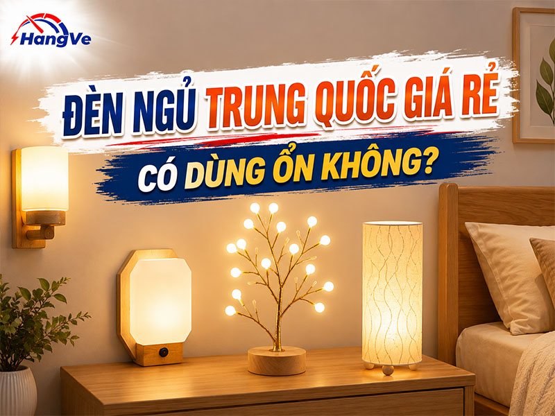 Đèn ngủ Trung Quốc giá rẻ có dùng ổn không?
