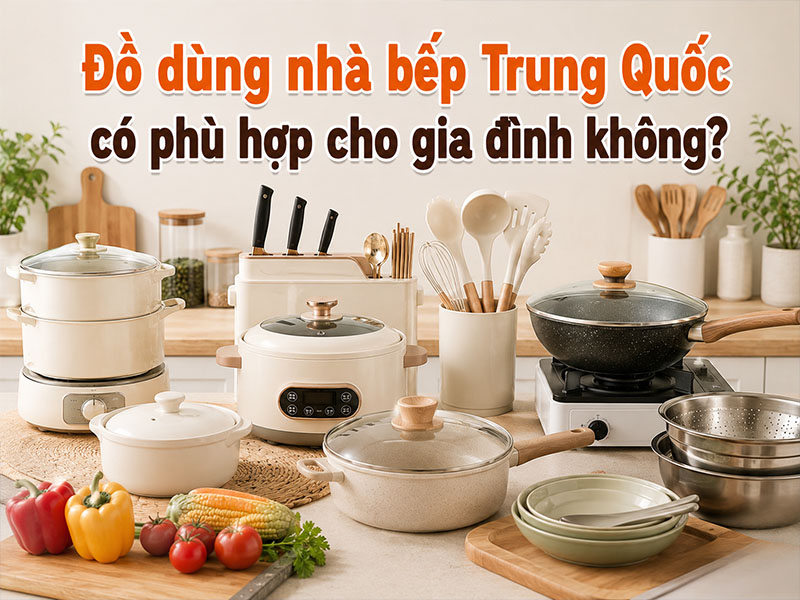 Giải đáp một số thắc mắc khi order đồ dùng nhà bếp Trung Quốc