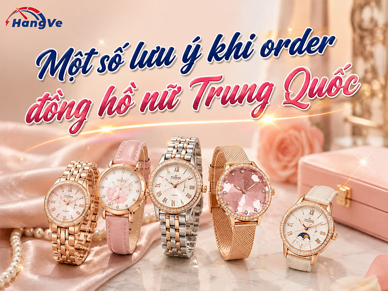 Một số lưu ý khi order đồng hồ nữ Trung Quốc