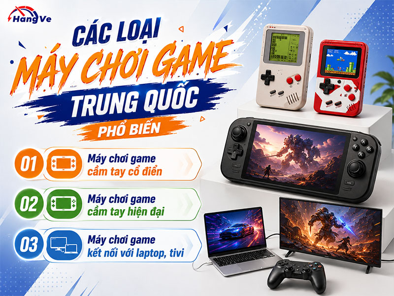 Các loại máy chơi game giá rẻ Trung Quốc phổ biến