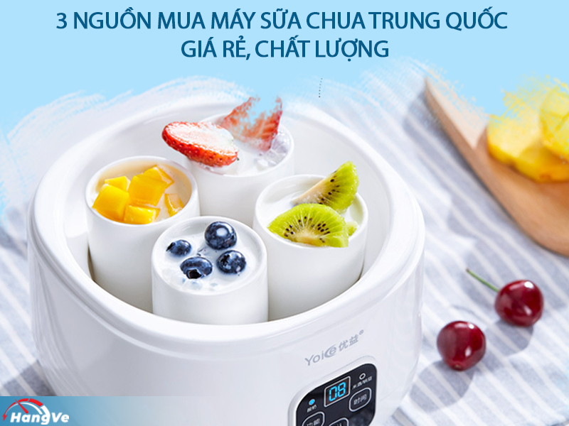 3 nguồn mua máy sữa chua Trung Quốc giá rẻ, chất lượng