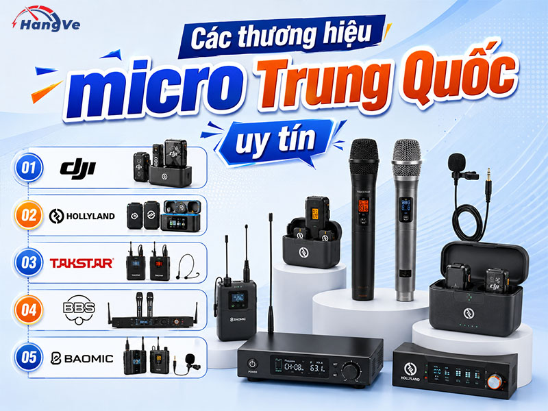 Các thương hiệu micro Trung Quốc uy tín