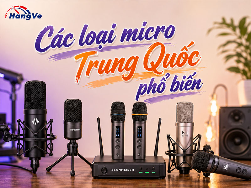 Các loại micro Trung Quốc phổ biến hiện nay