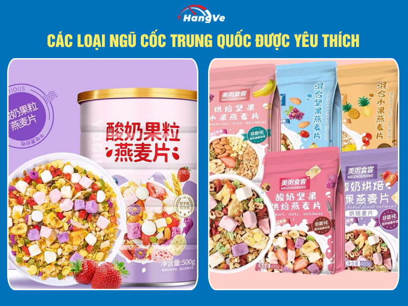 Các loại ngũ cốc Trung Quốc được yêu thích