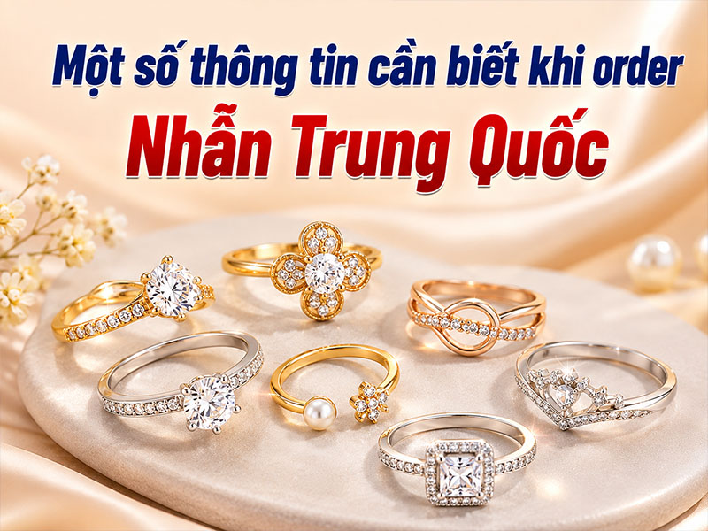 Một số thông tin cần biết khi order nhẫn Trung Quốc