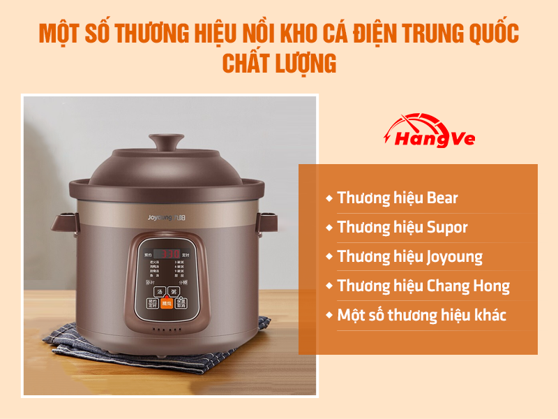 Nồi kho cá điện Trung Quốc