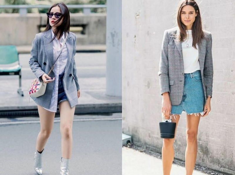 Outfit với chiếc blazer cách điệu đơn giản nhưng đẹp