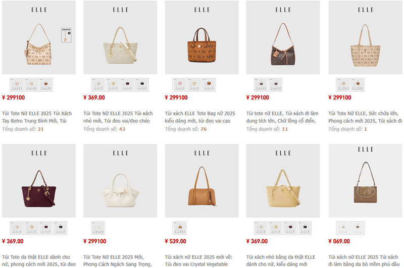 Các link shop túi xách Trung Quốc chất lượng, uy tín nên nhập