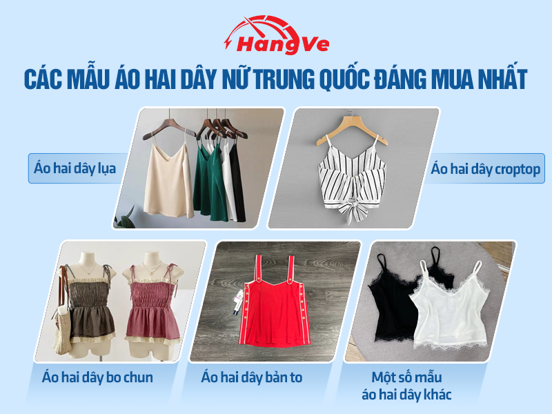 Áo hai dây nữ Trung Quốc