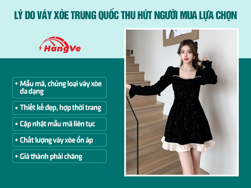 váy xòe Trung Quốc