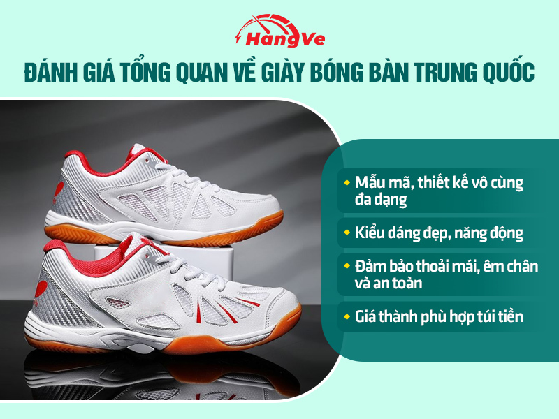 giày bóng bàn Trung Quốc