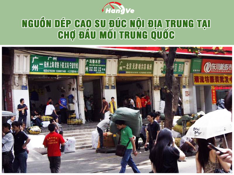 Dép cao su đúc Trung Quốc