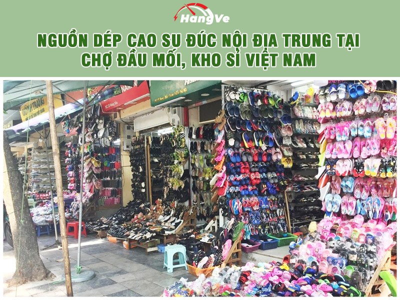 Dép cao su đúc Trung Quốc