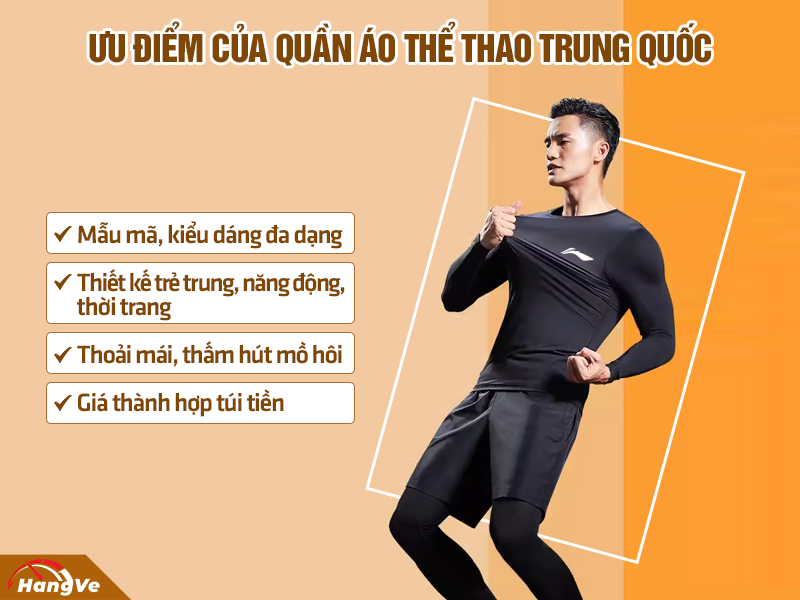 quần áo thể thao Trung Quốc