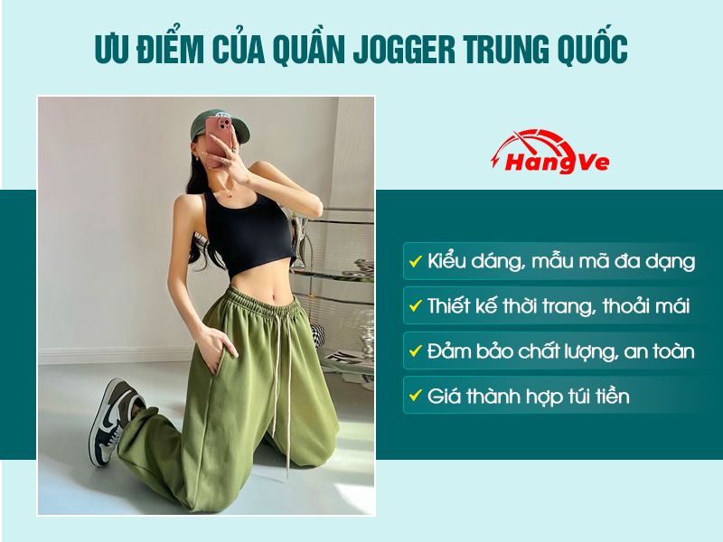 quần jogger Trung Quốc