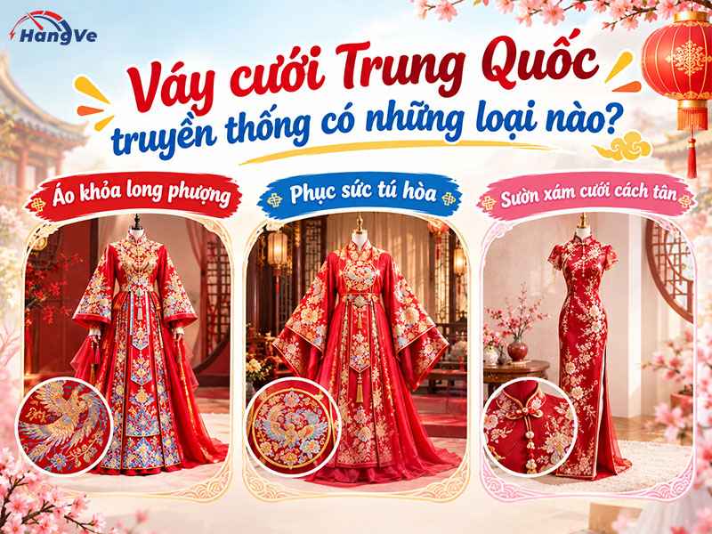 Váy cưới Trung Quốc truyền thống có những loại nào?