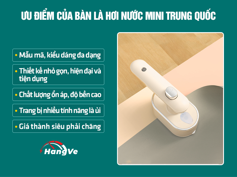 Bàn là hơi nước mini Trung Quốc