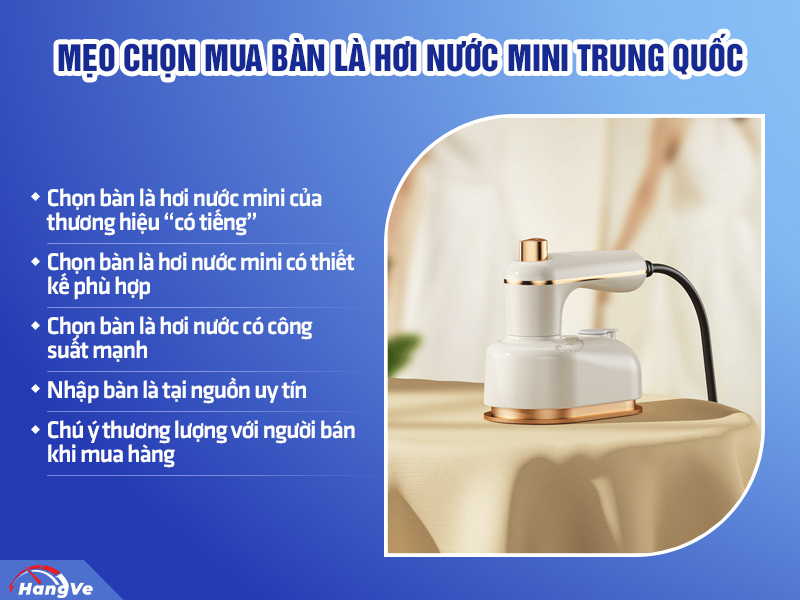 Bàn là hơi nước mini Trung Quốc