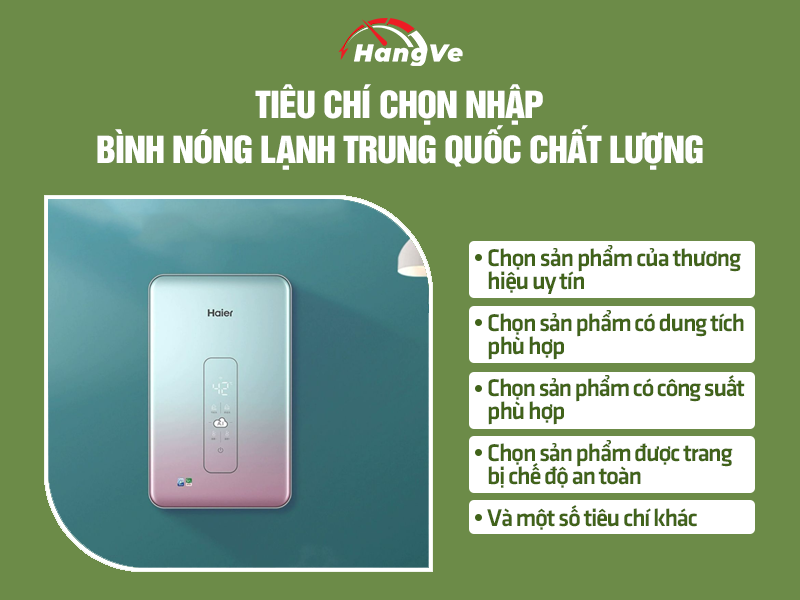 bình nóng lạnh Trung Quốc