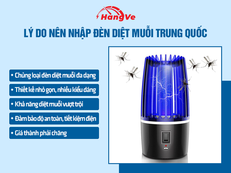 đèn diệt muỗi Trung Quốc