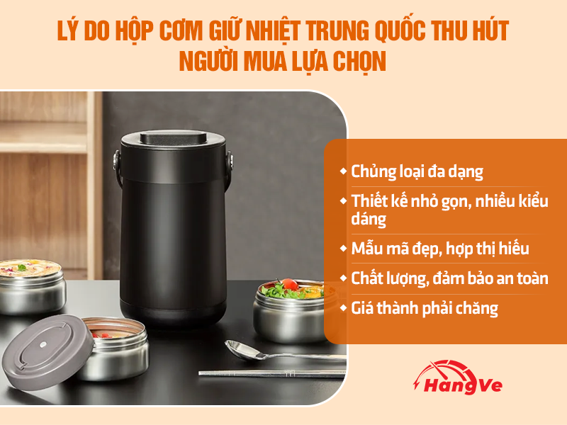 hộp cơm giữ nhiệt Trung Quốc