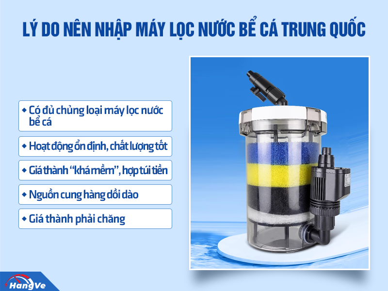 Máy lọc nước bể cá Trung Quốc